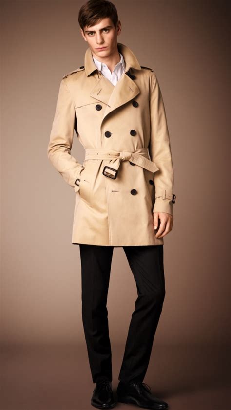 new burberry trench looks feminine on men|Trench Coats for Men .